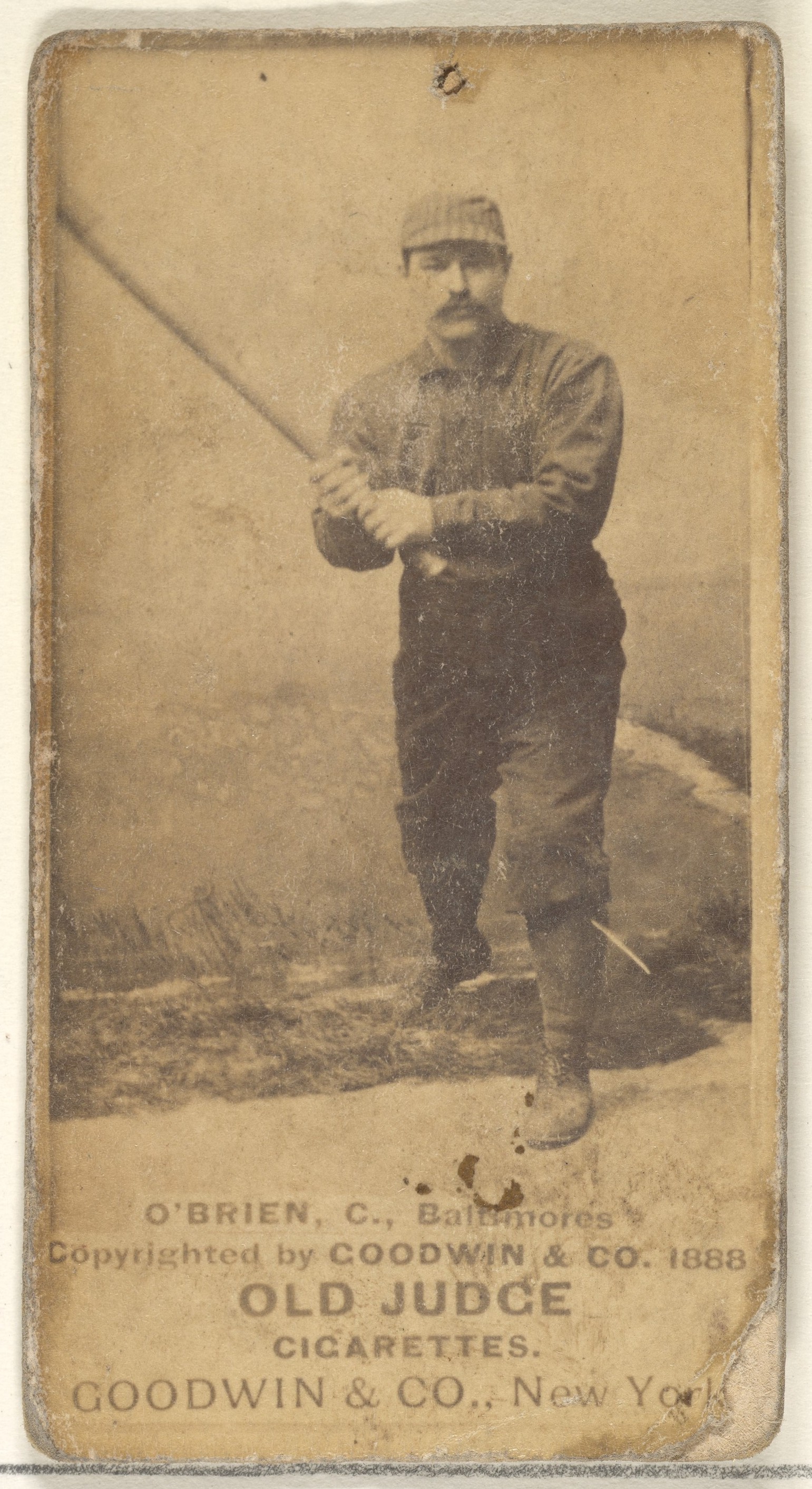 1888 Old Judge Baseball Cigarette Card