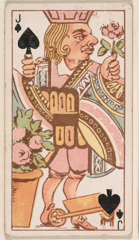 Vintage Spades Jack Playing Card