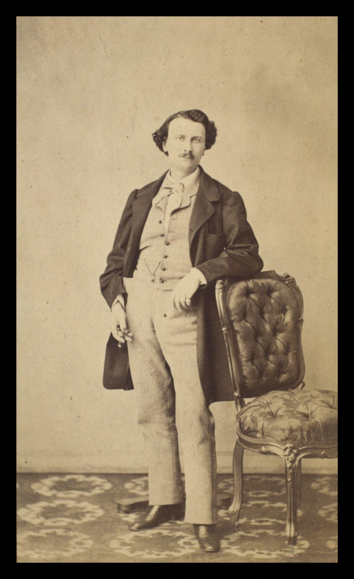 Vintage Portrait of 19th Century Gentleman