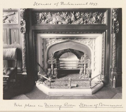 1897 House of Commons Dining Fireplace