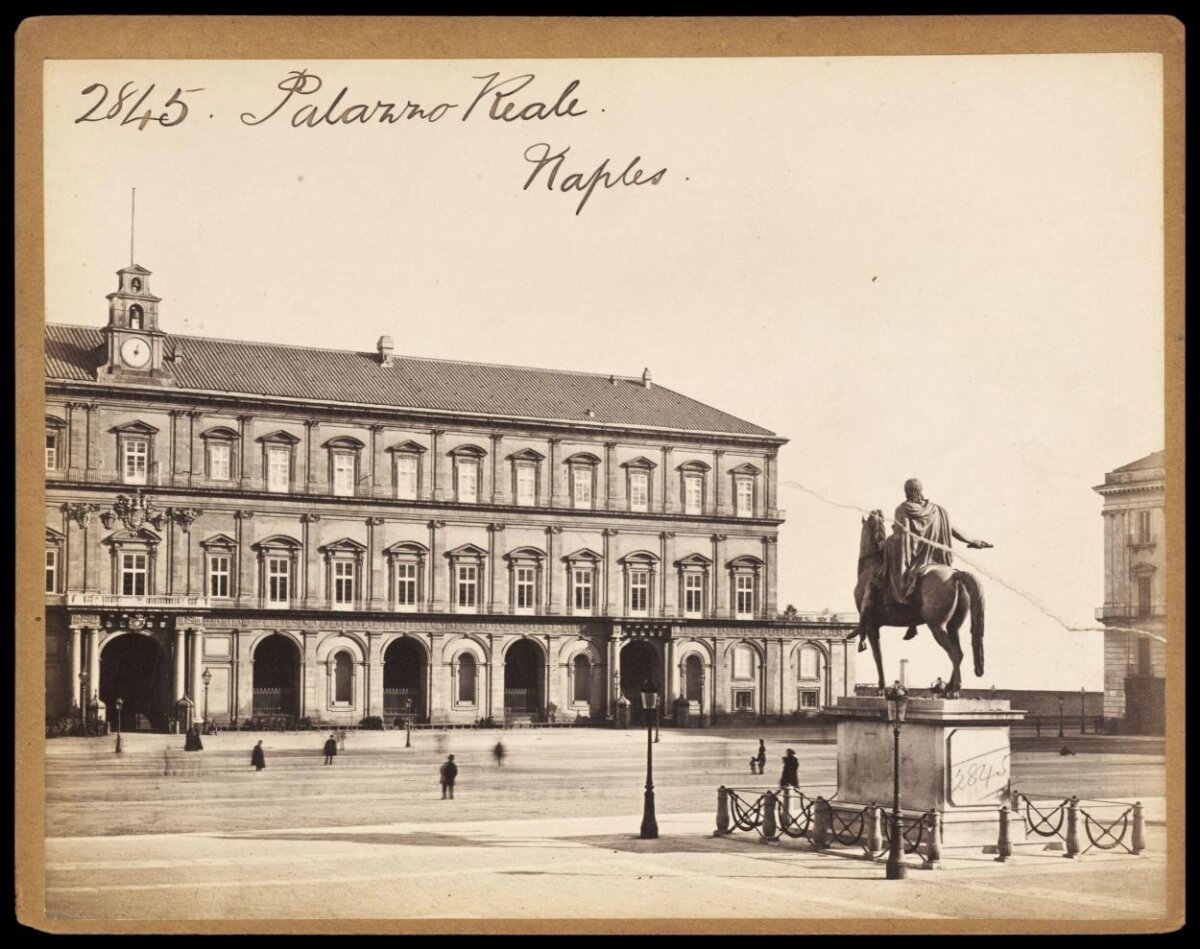 Royal Palace Naples Historic View