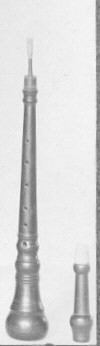 Two Wooden Wind Musical Pipes