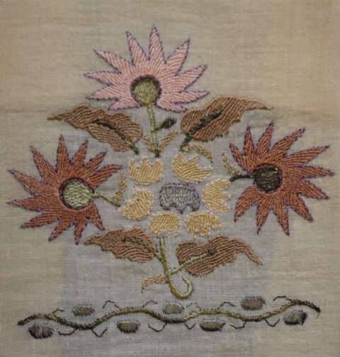 Sunflower Themed Hand Embroidery