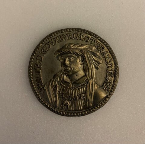 Antique Historical Portrait Medal