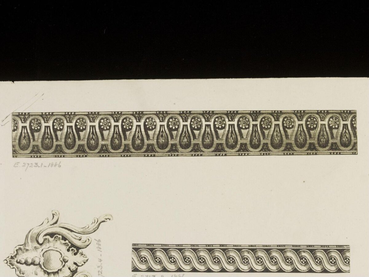 Antique Decorative Border Pattern Prints