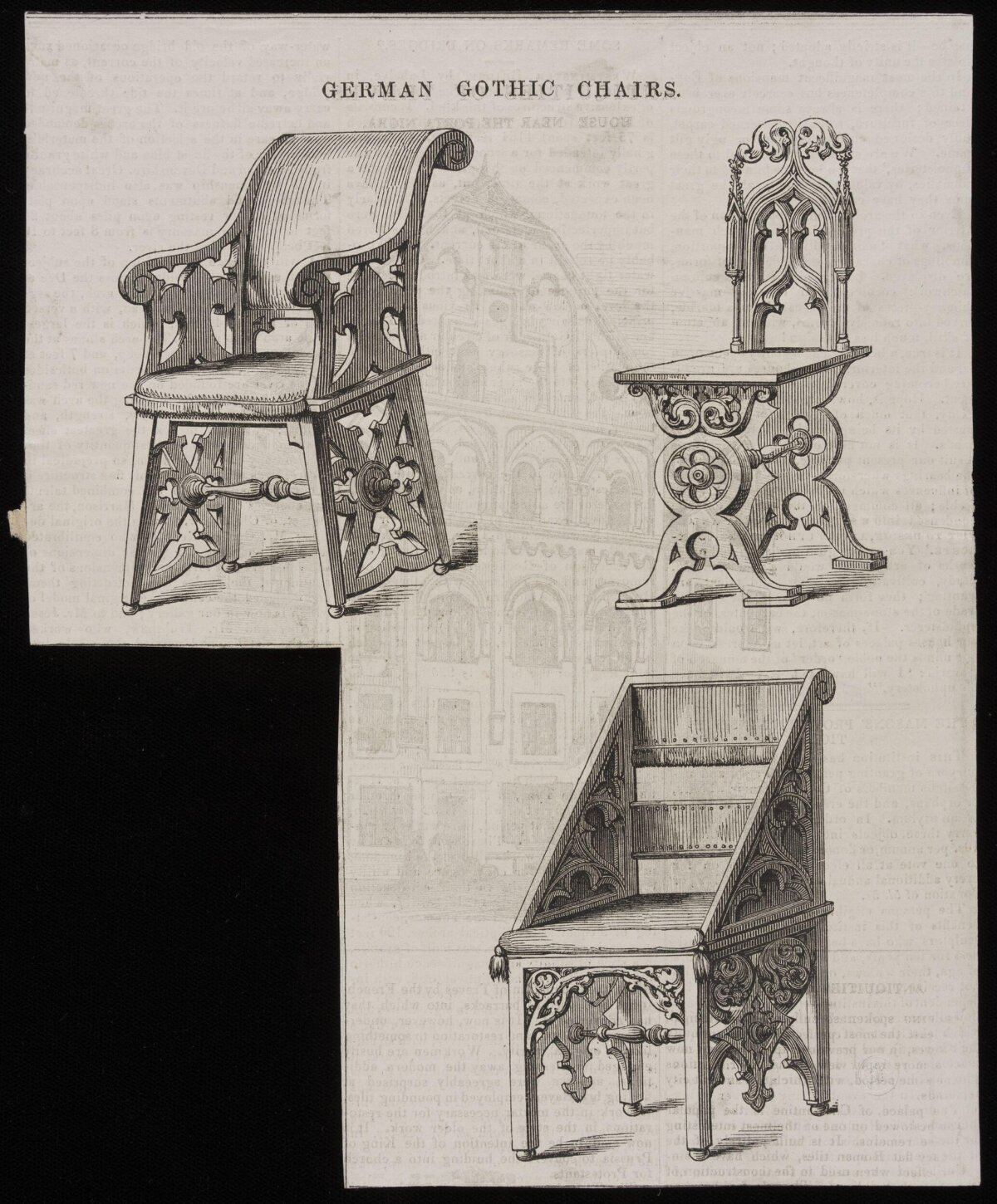 German Gothic Chairs