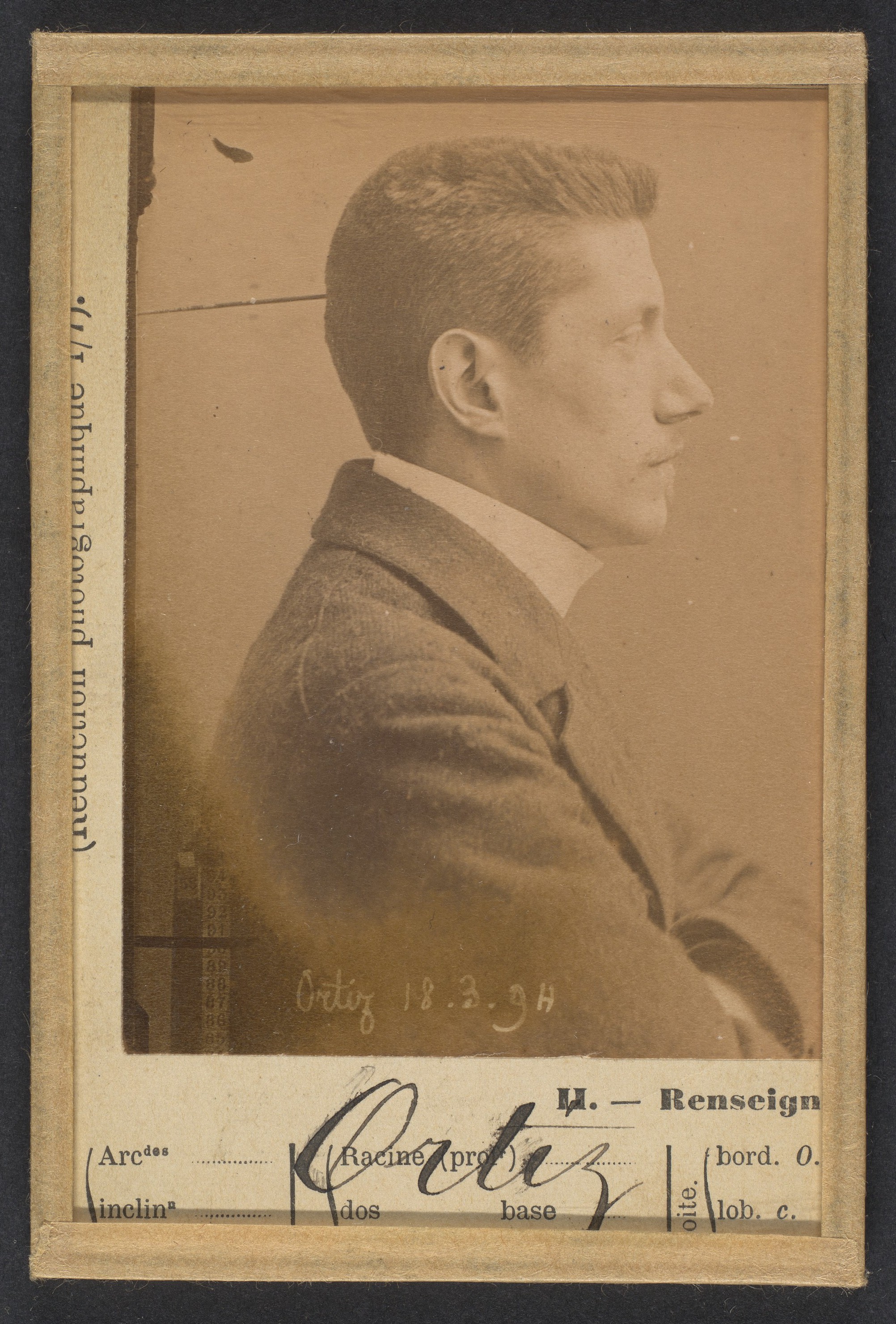 1894 Vintage Portrait of Ortiz