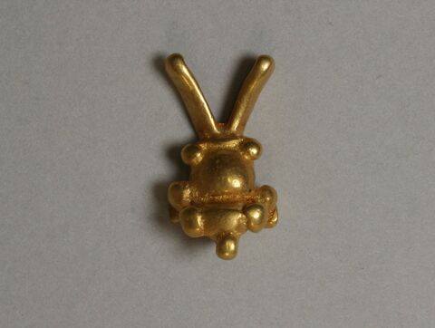 Ancient Gold Rabbit Pendant
