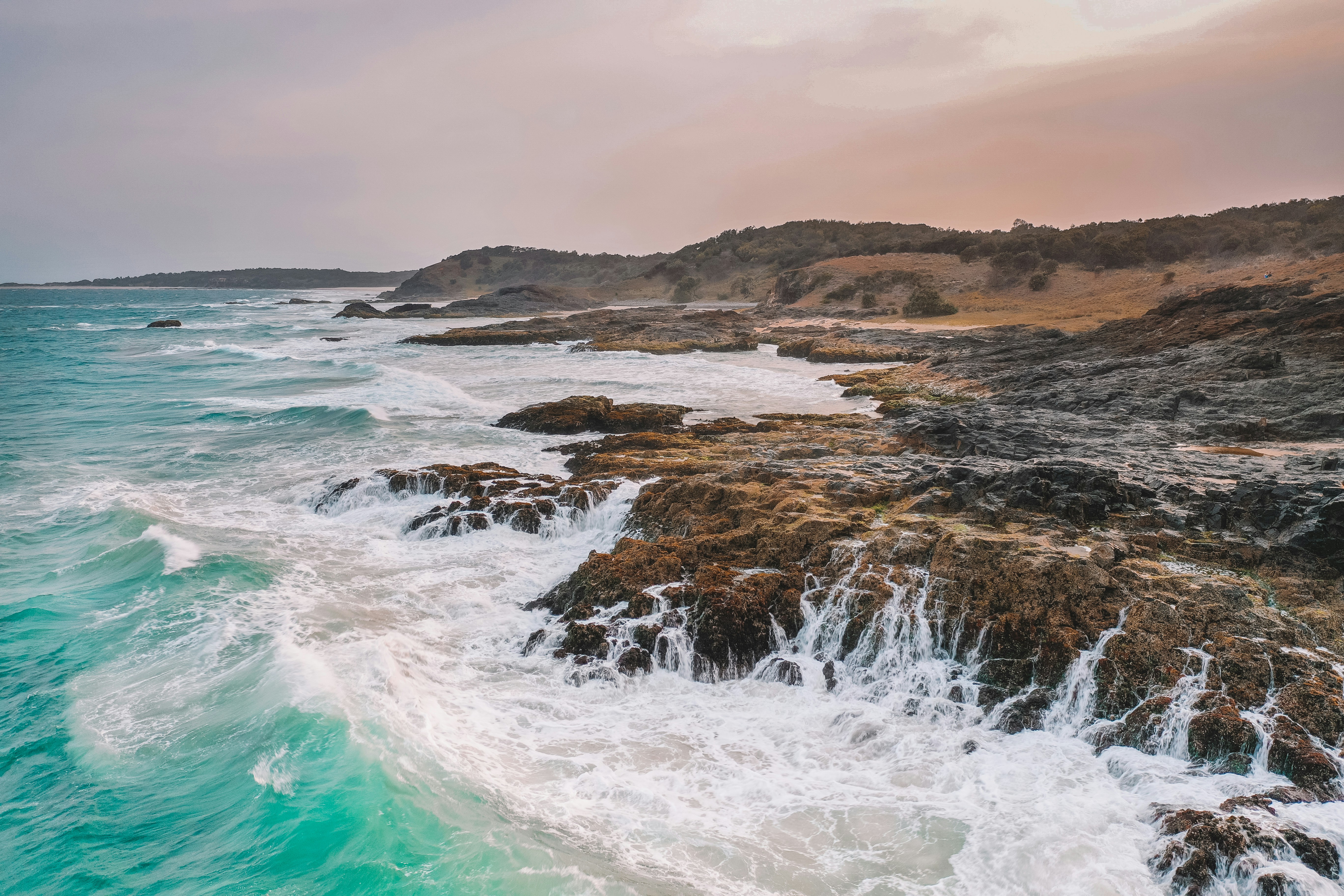 Rocky Coastal Seascape