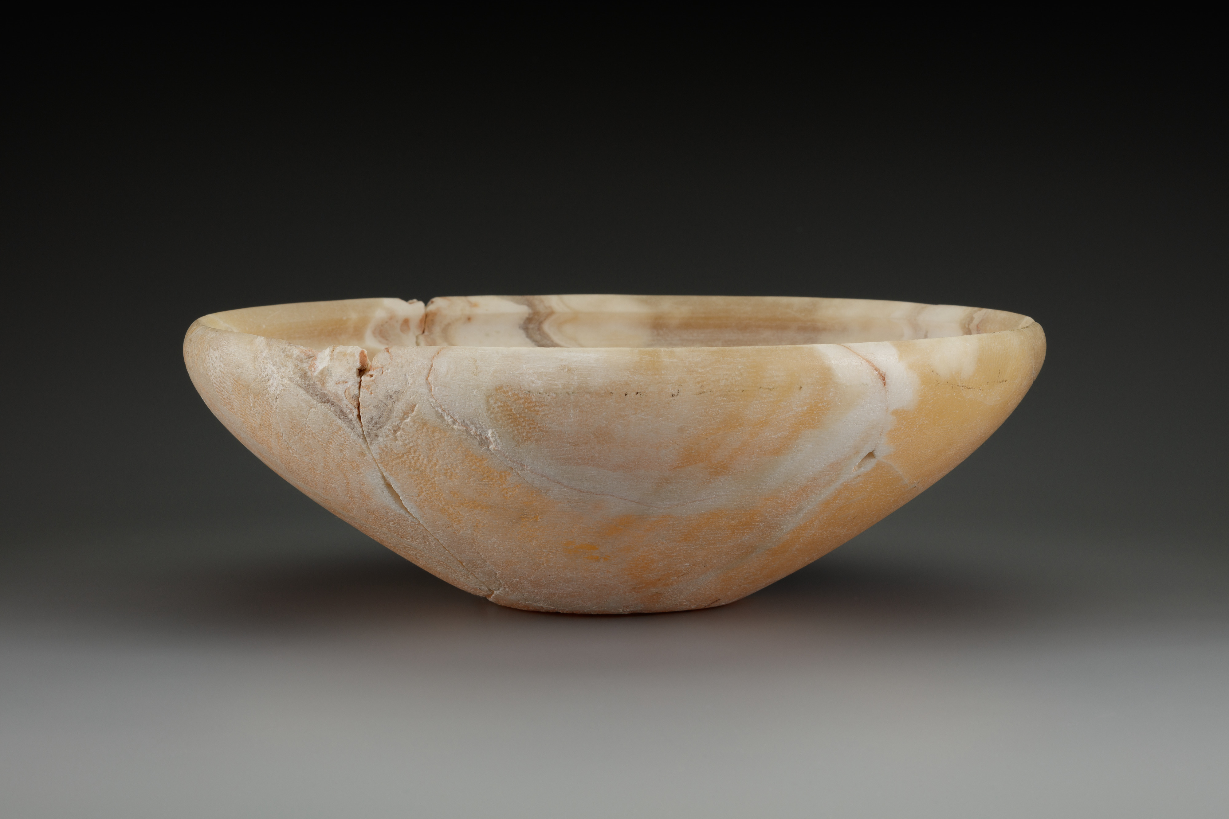 Restored Ancient Alabaster Bowl