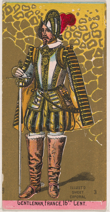 16th Century French Gentleman Illustration