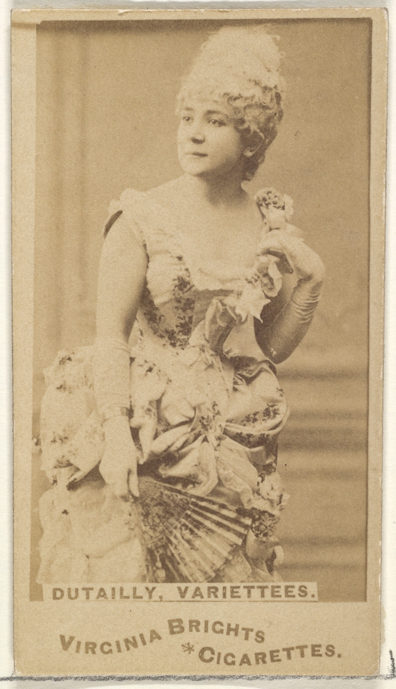 Vintage Cigarette Card Portrait of Dutailly