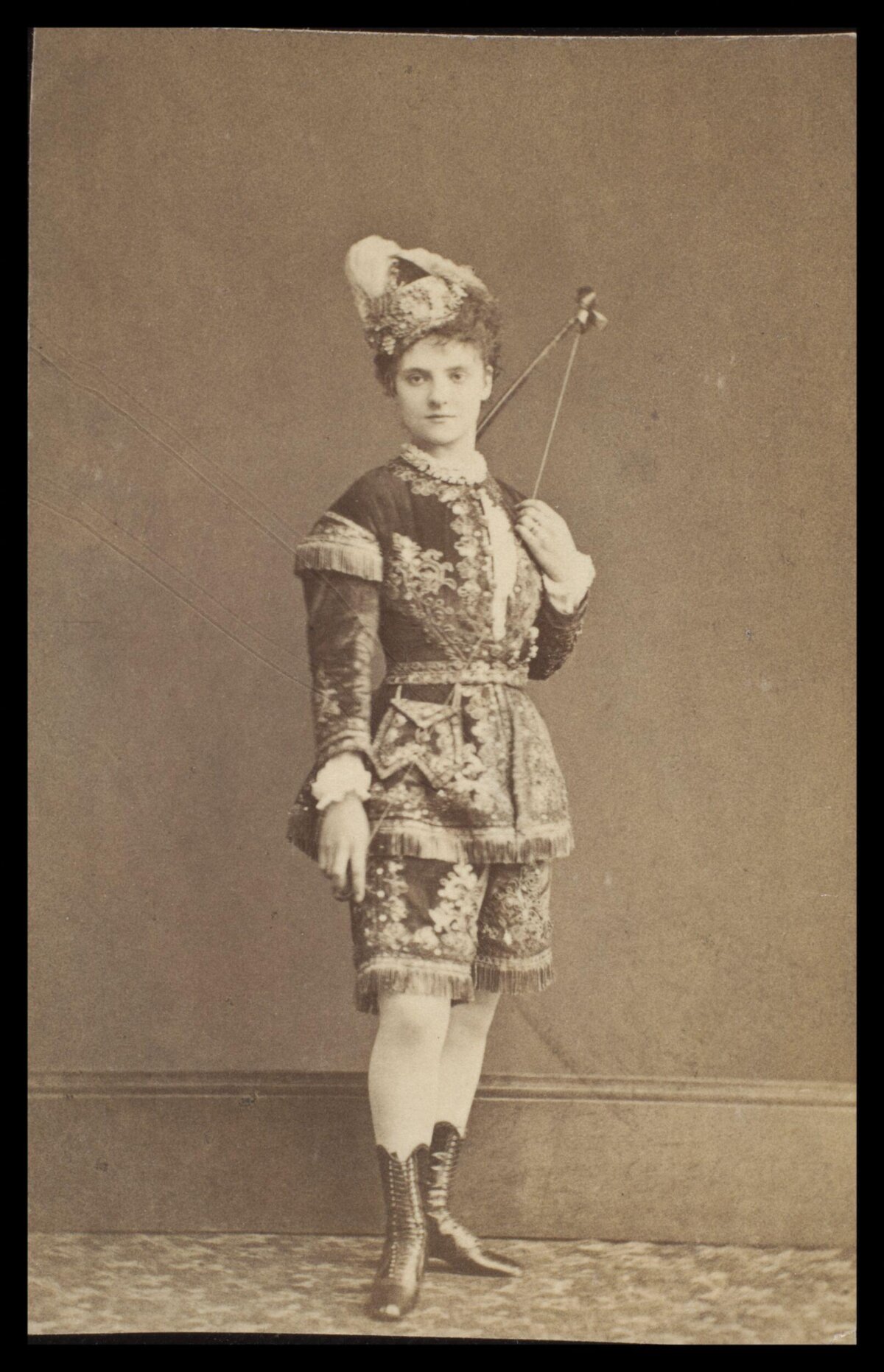 19th Century Portrait of Actress in Costume