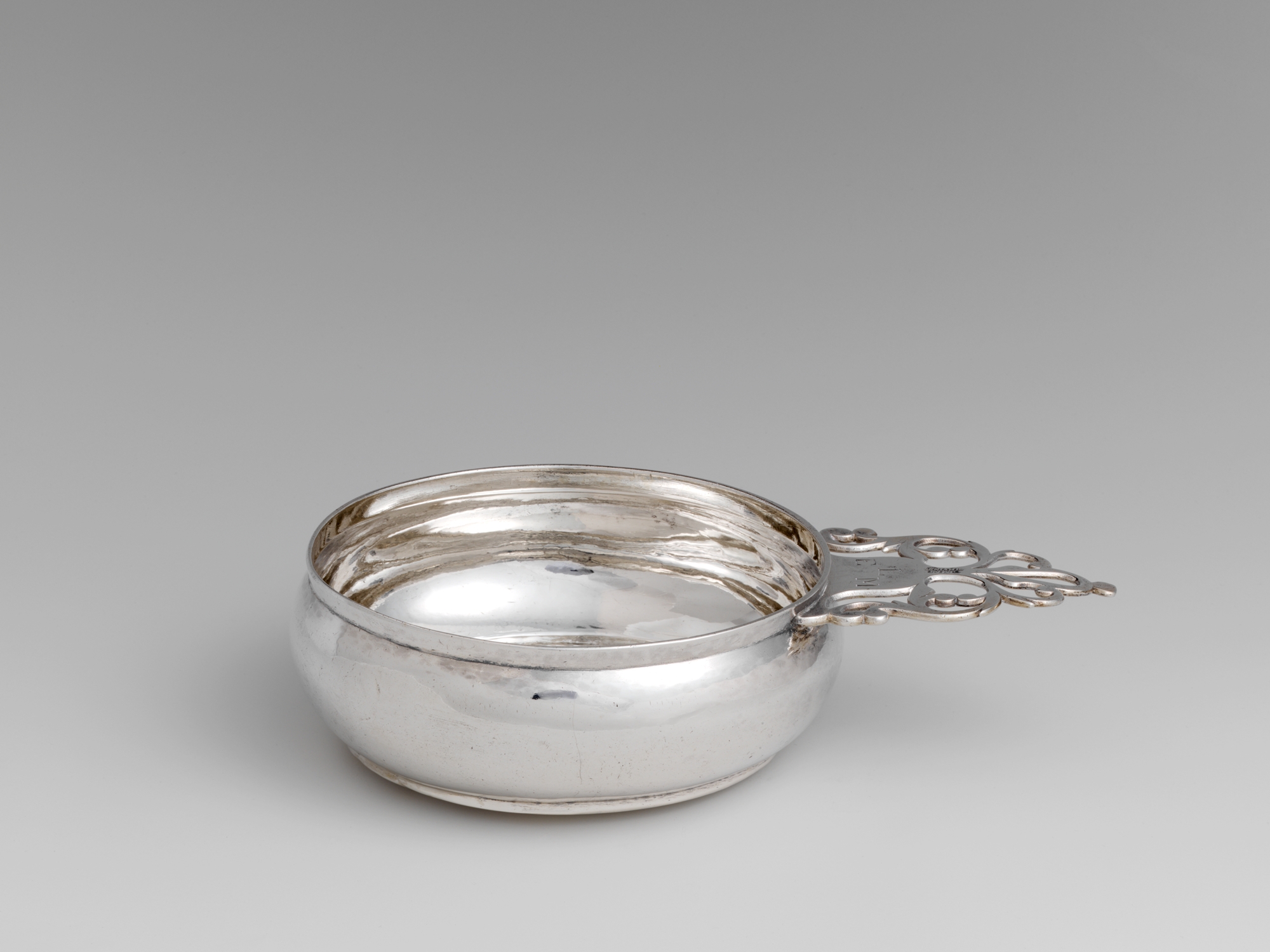 Antique Silver Handled Porringer