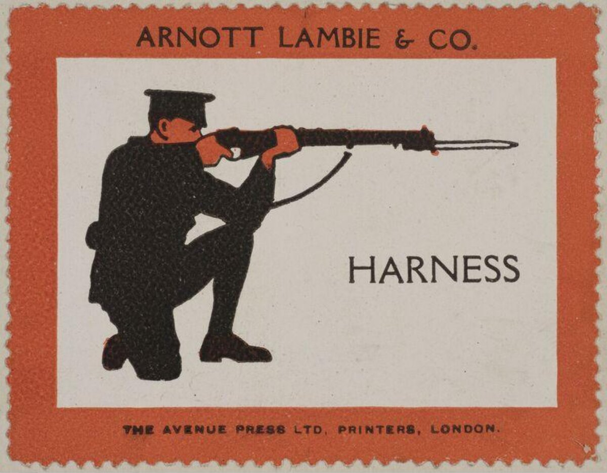Vintage Harness Advertisement
