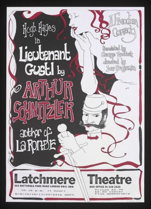 Lieutenant Gustl Theatre Poster