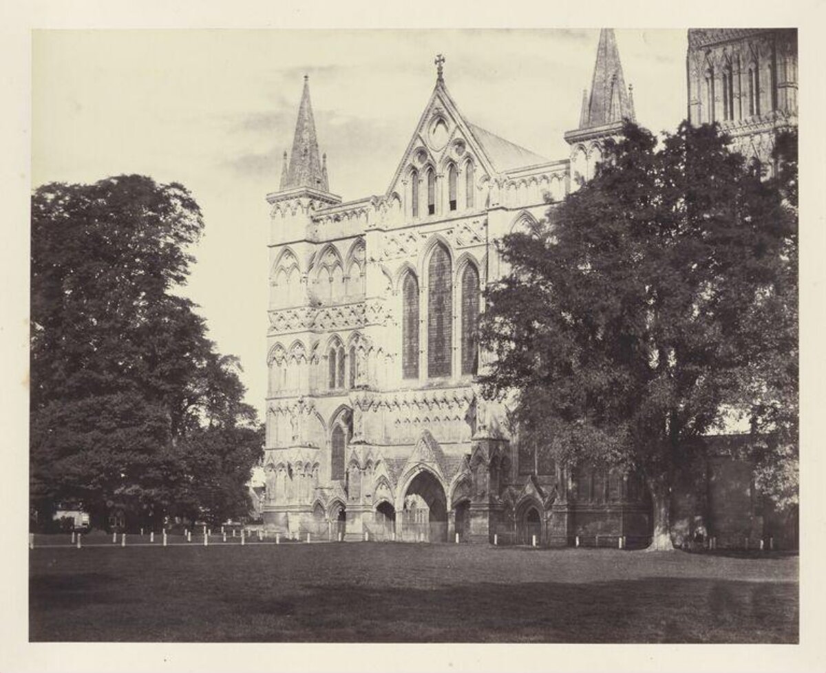 Old Photo of Salisbury Cathedral
