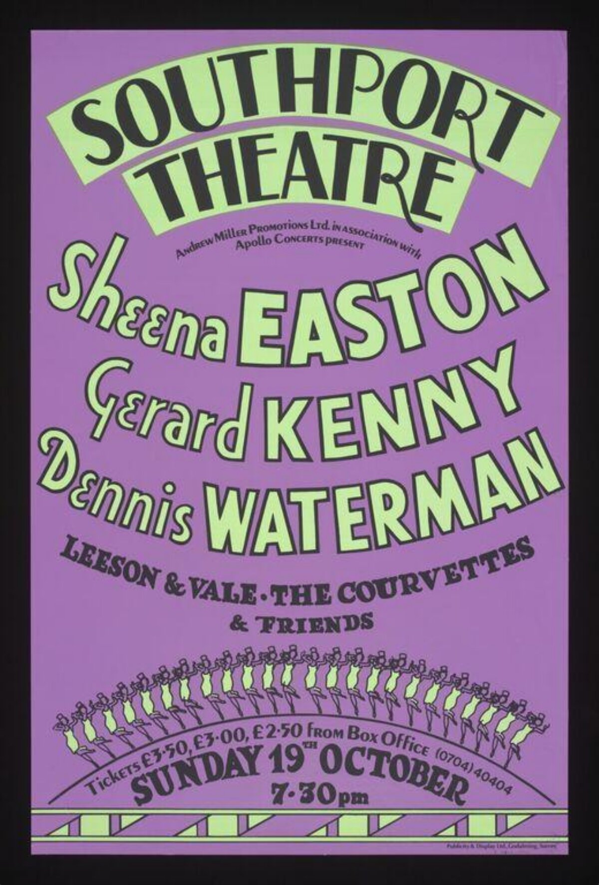 Southport Theatre Concert Poster