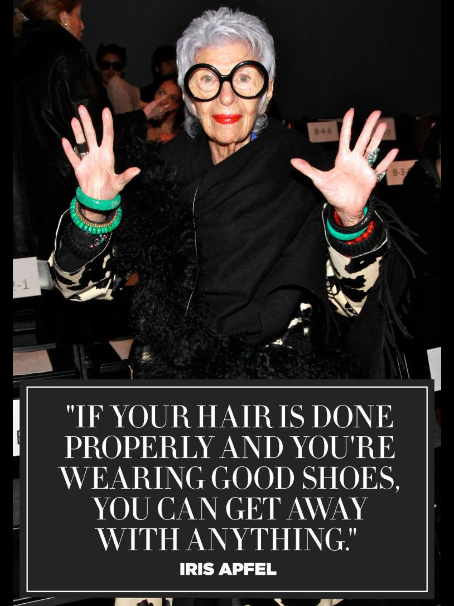 Iris Apfel Inspirational Quote