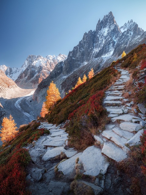 Autumn Mountain Hiking Trail