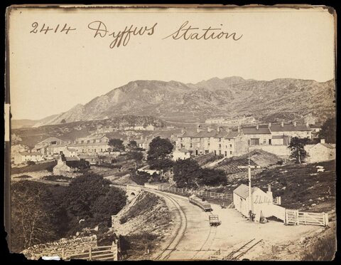 Vintage View of Dyffws Station