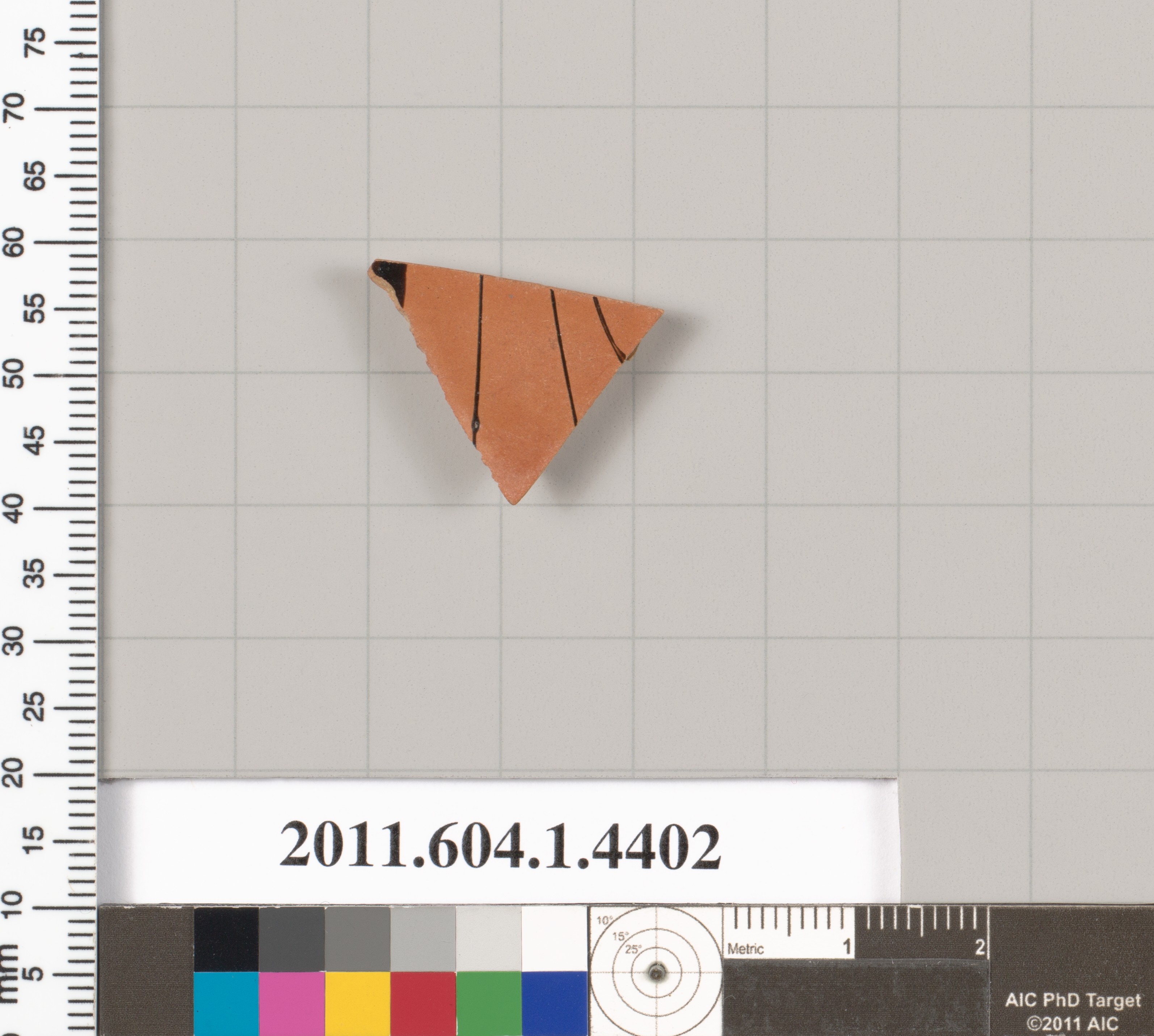 Archaeological Pottery Shard Artifact