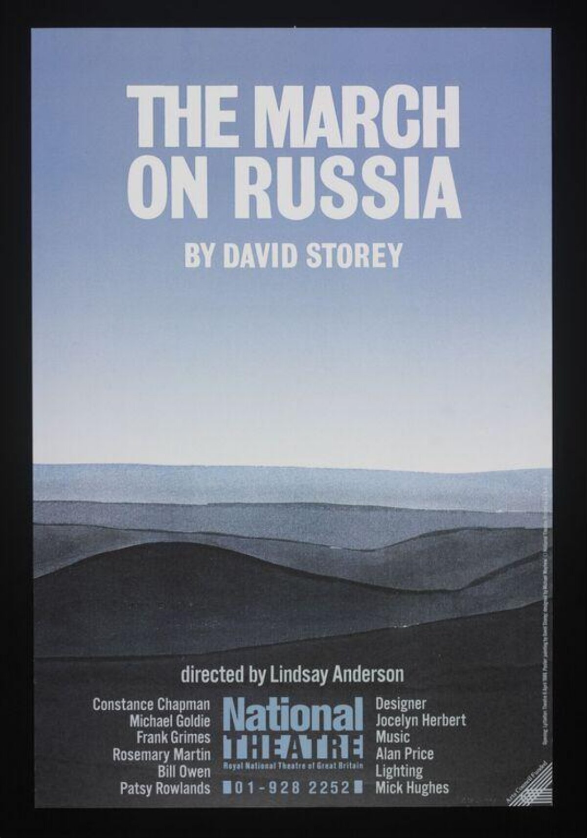 The March on Russia Theatre Poster