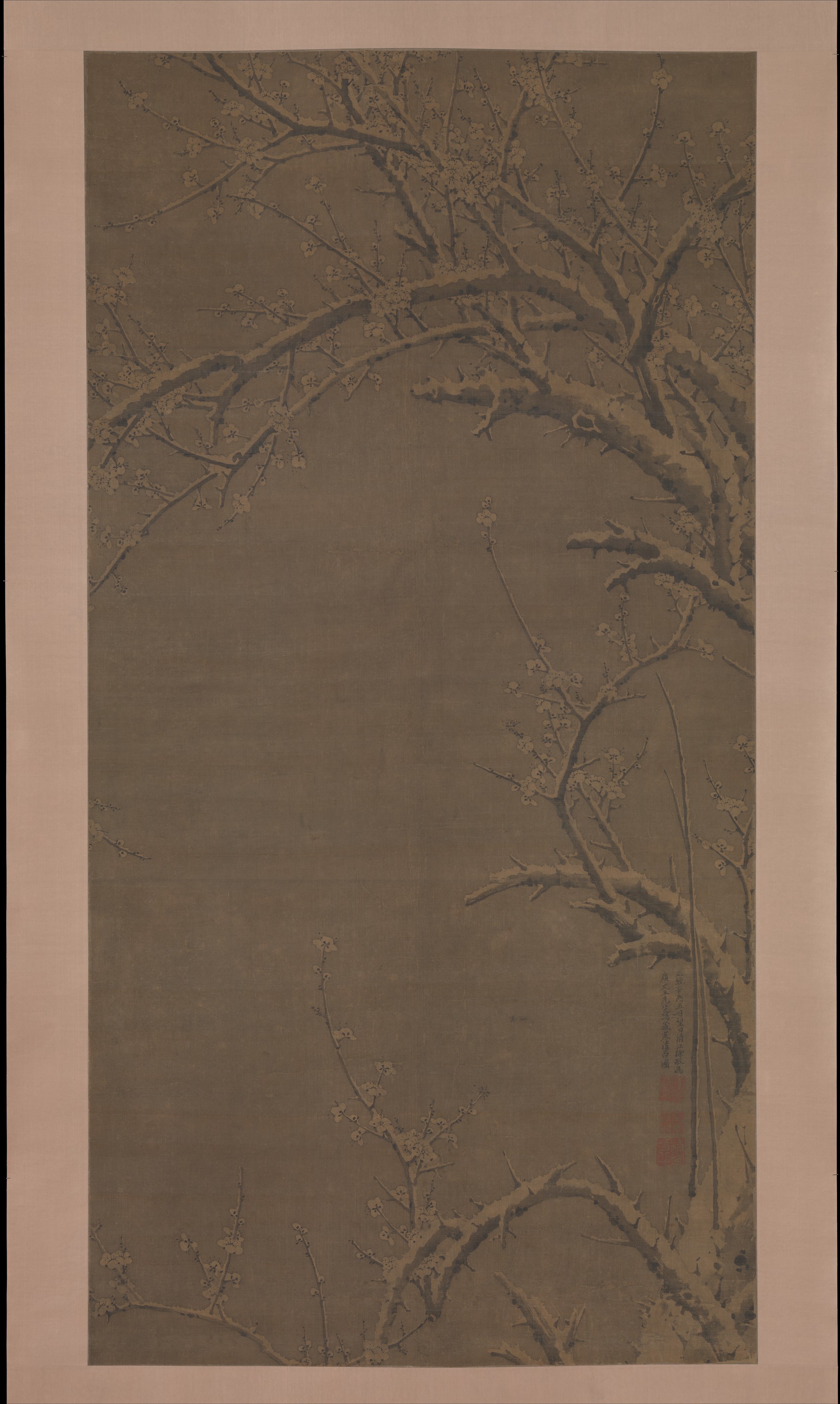Ancient Chinese Snow Plum Painting
