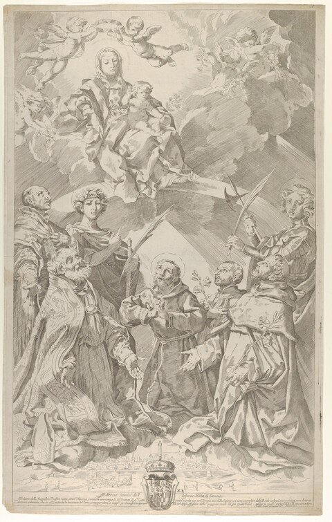 Madonna and Child with Saints in Glory