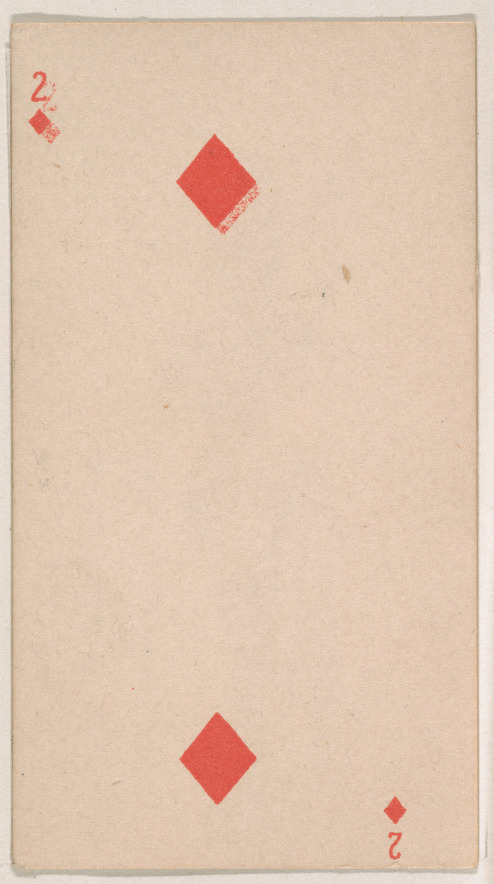 Two of Diamonds Playing Card — Games