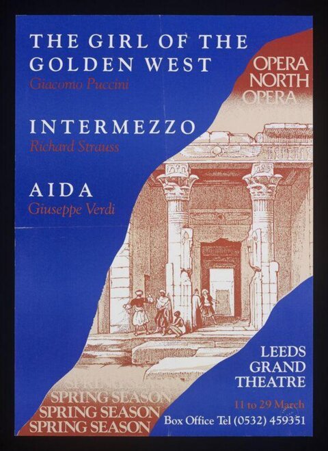 Leeds Grand Theatre Opera Poster