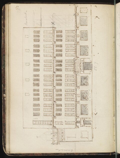 Hand-drawn Architectural Floor Plan