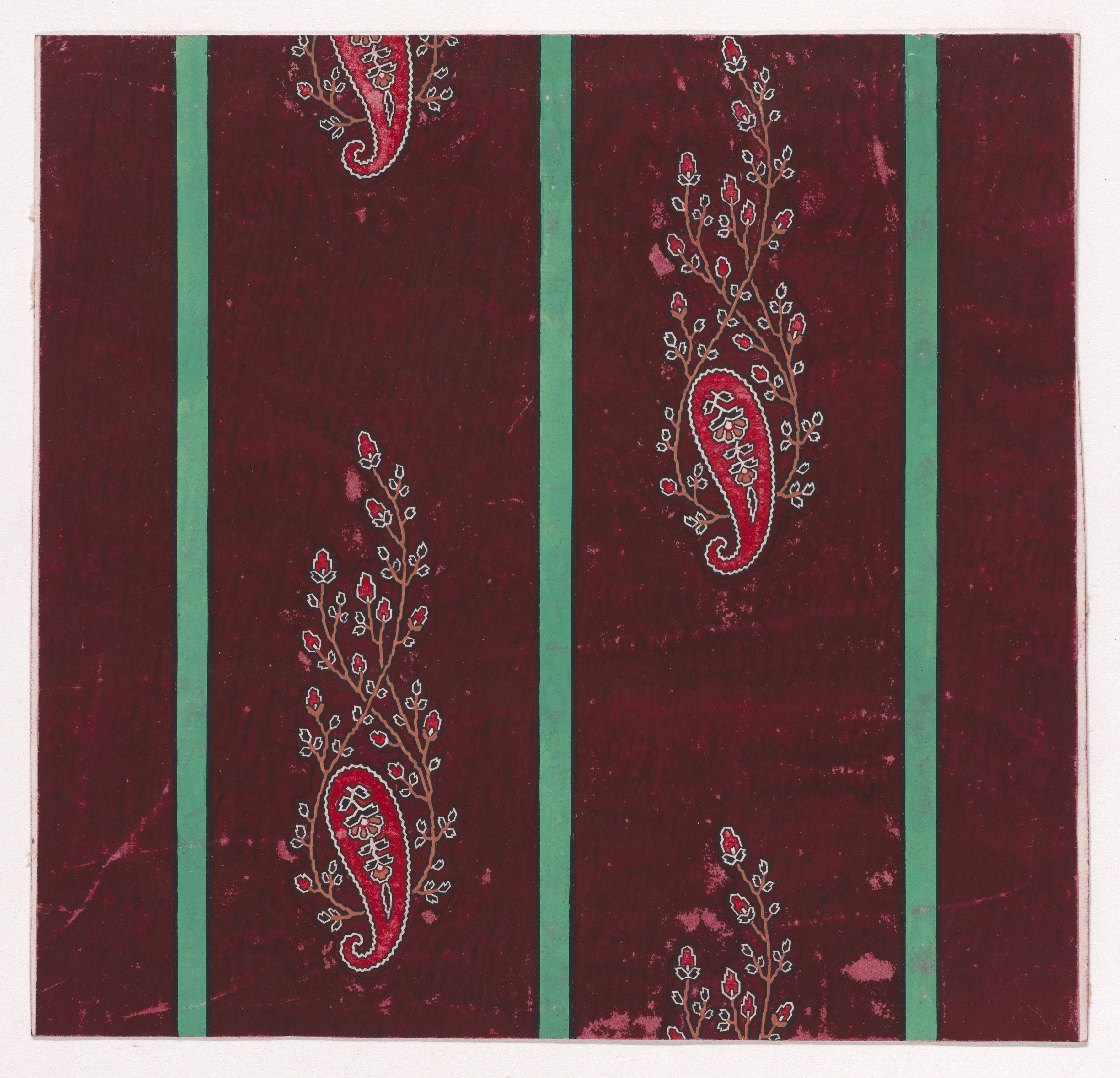 Traditional Paisley Textile Pattern