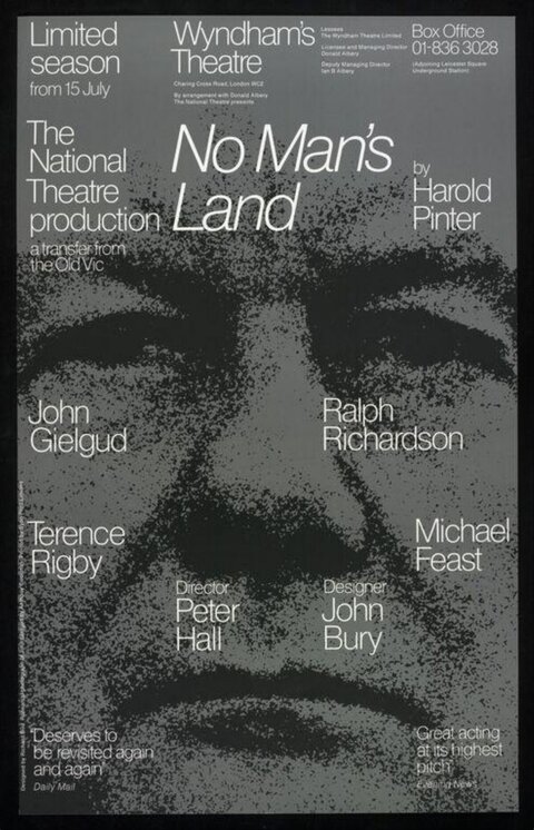 No Man's Land Theatre Poster
