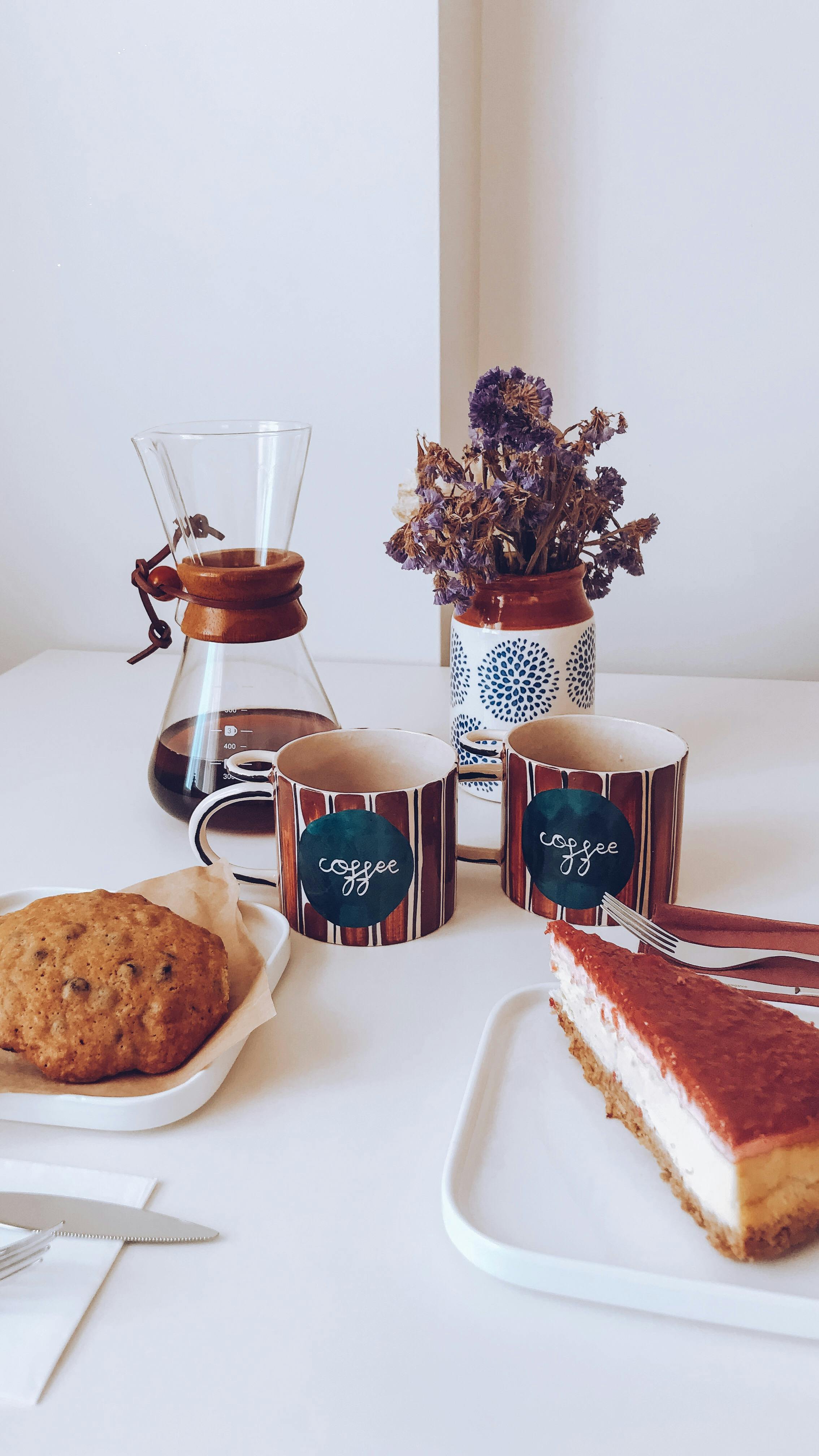 Coffee and Dessert Table Spread