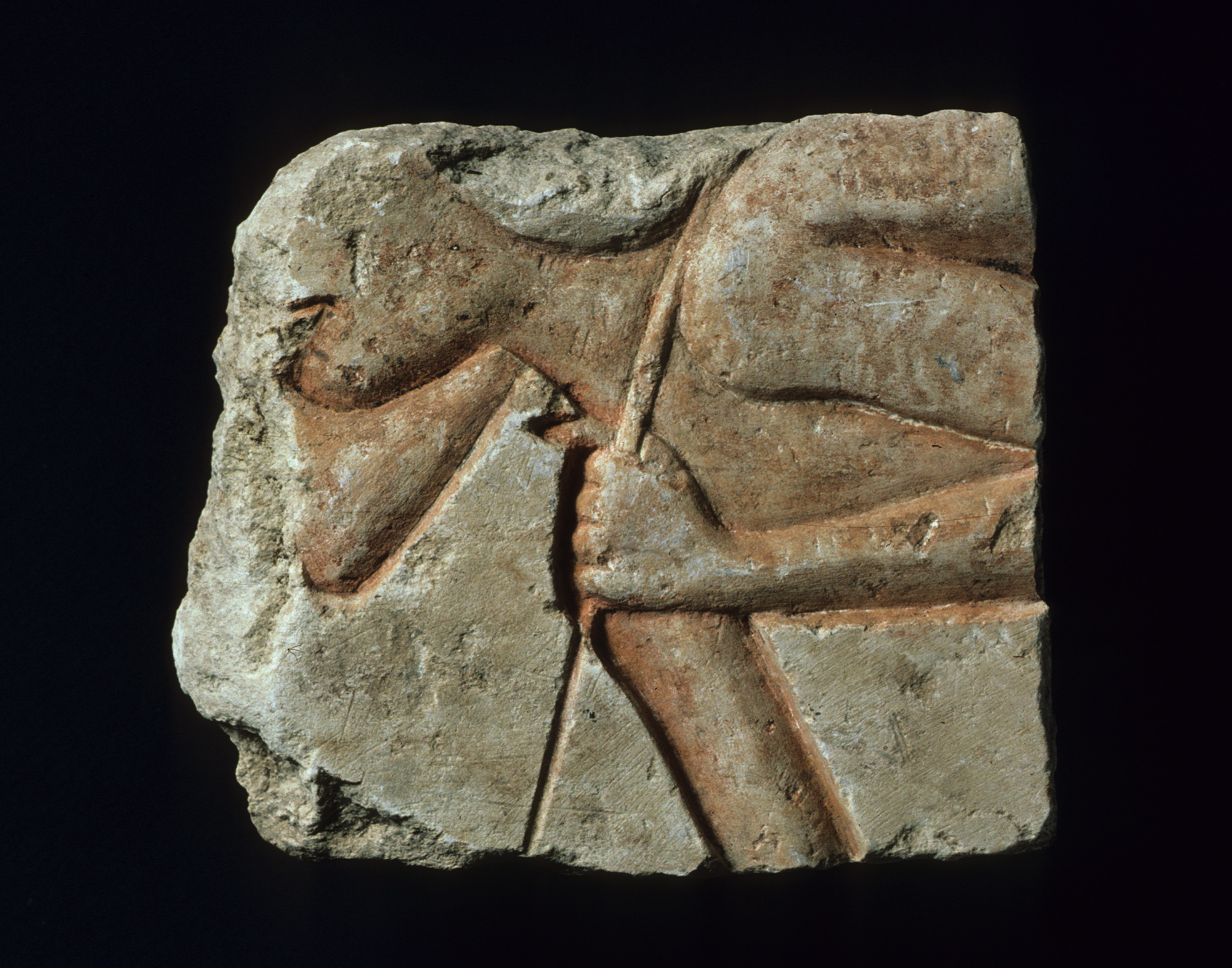 Fragment of Ancient Stone Relief Carving