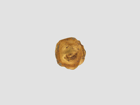 Ancient Gold Button Artifact