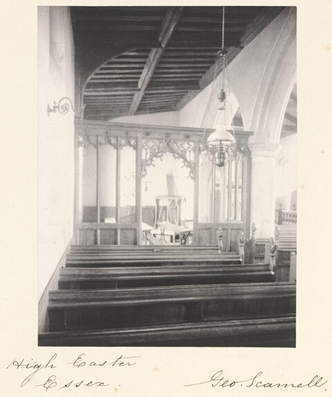 High Easter Church Interior Essex