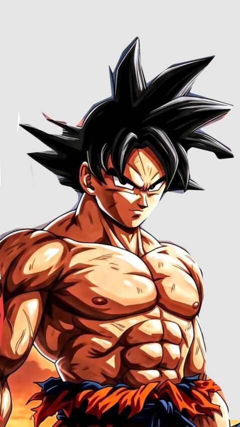 Goku Anime Portrait Illustration