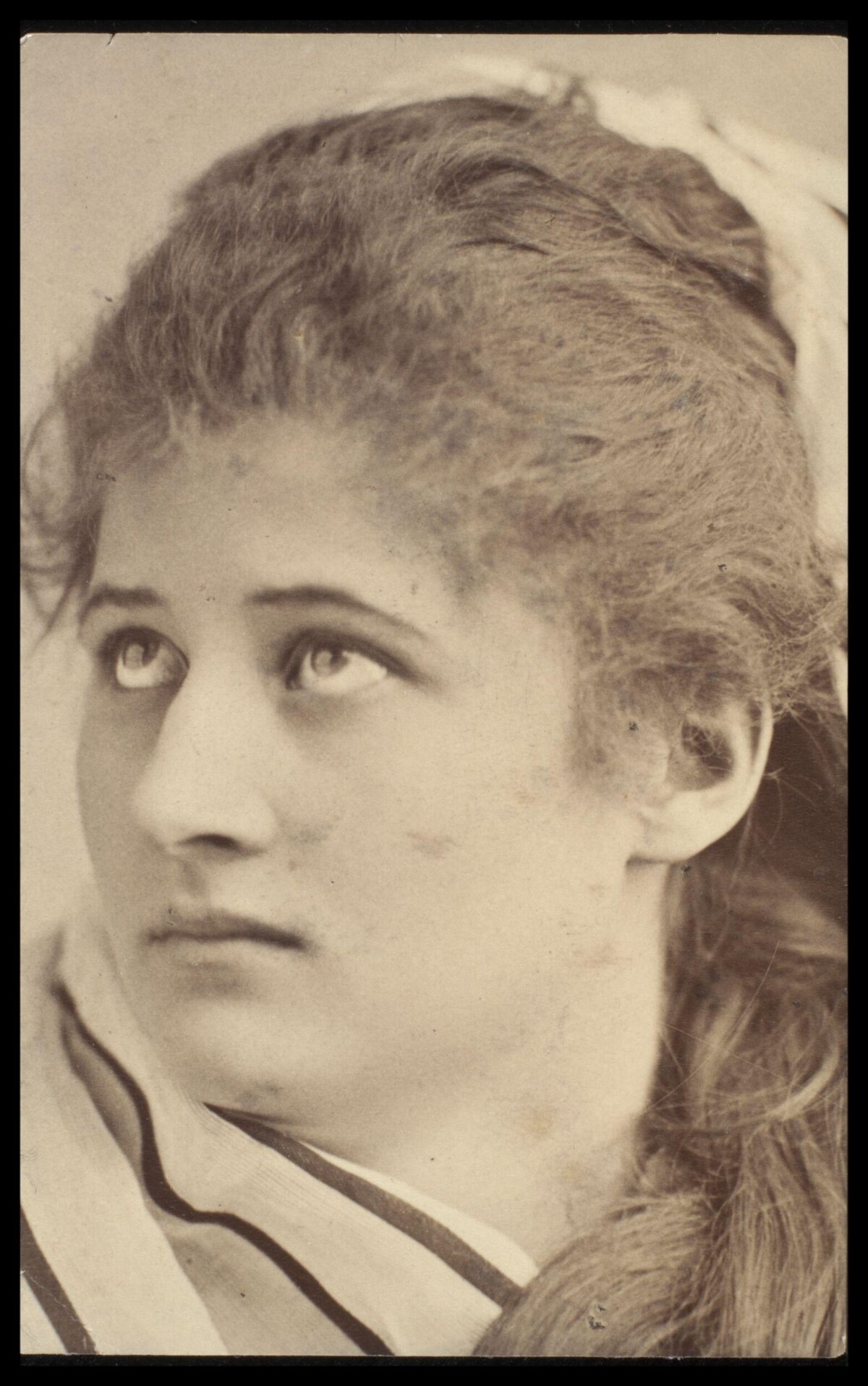 Vintage Headshot of Young Woman