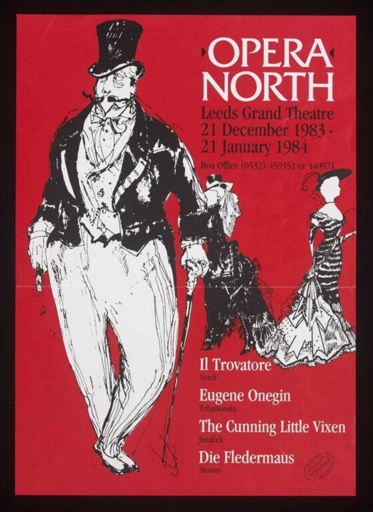 Opera North Opera Season Poster