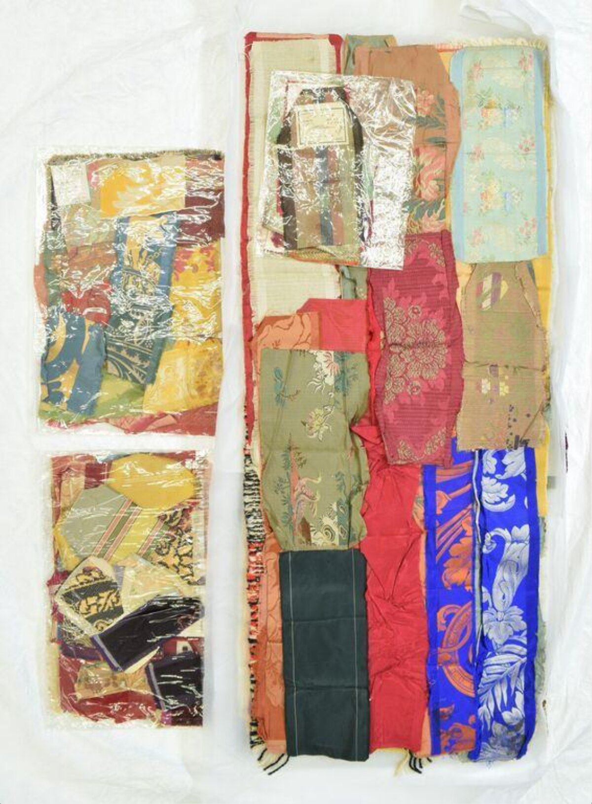 Collection of Assorted Vintage Fabric Swatches