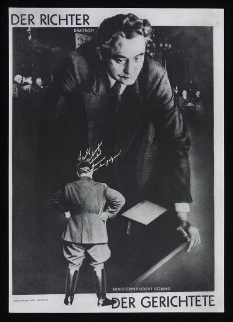 The Judge and The Judged Political Poster