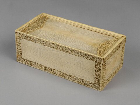 Carved Ivory Rectangular Box