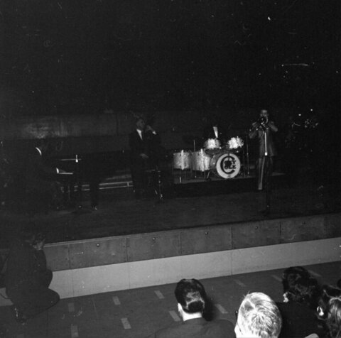 Jazz Band Live Performance On Stage