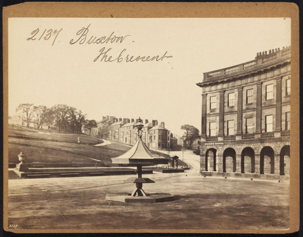 Buxton The Crescent Historic View
