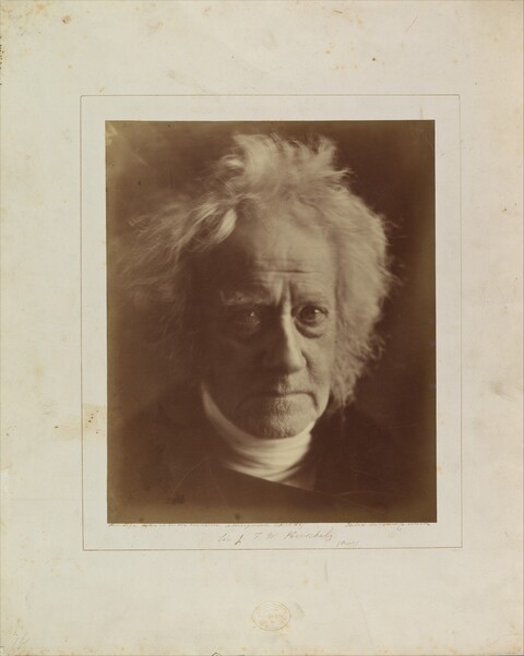 Vintage Portrait of Sir John Herschel