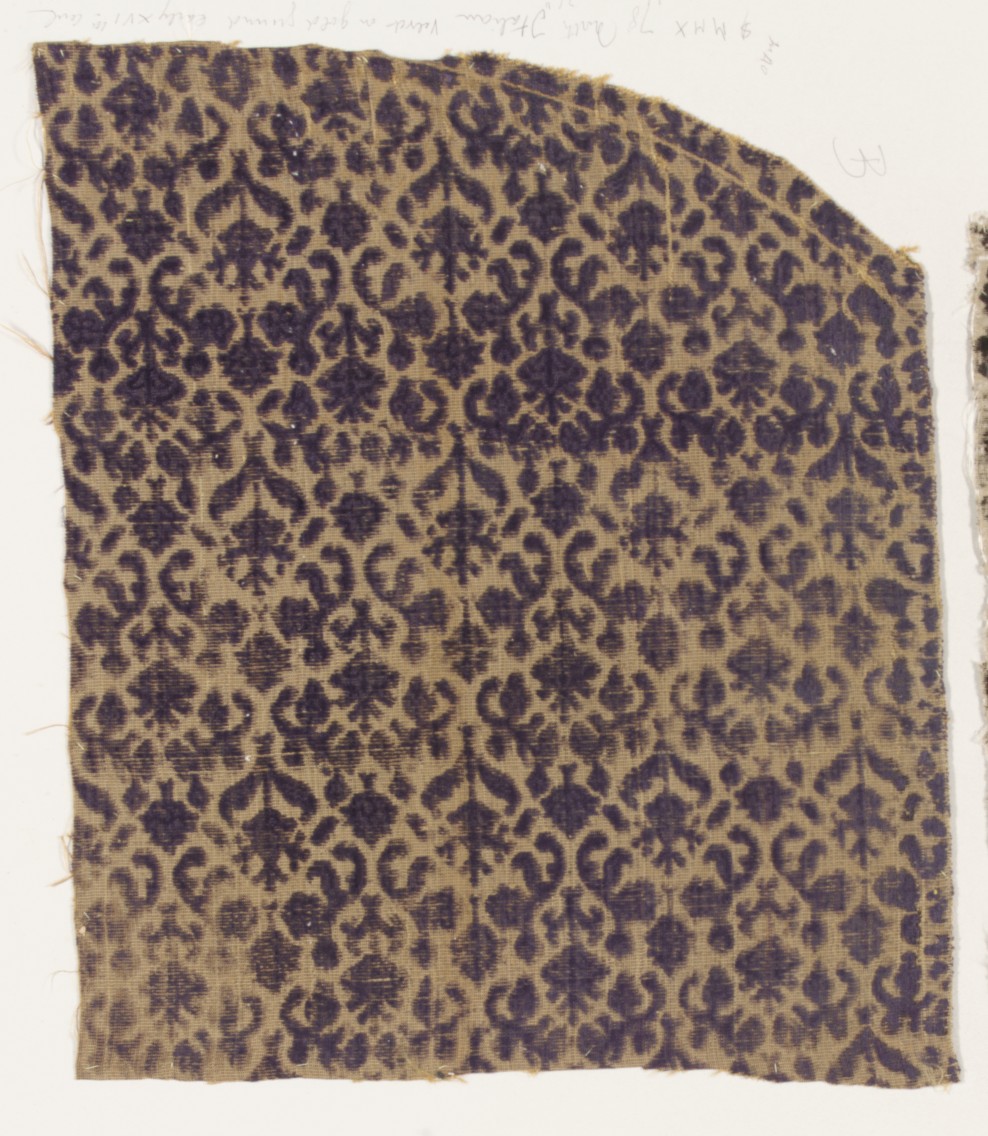 Vintage Patterned Textile Fragment