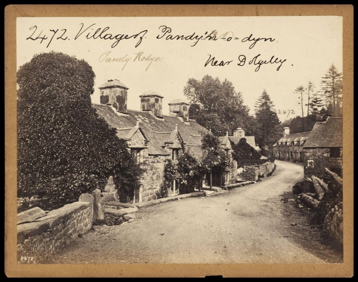 Village of Pandy'r-o-dyn Near Dolgelley