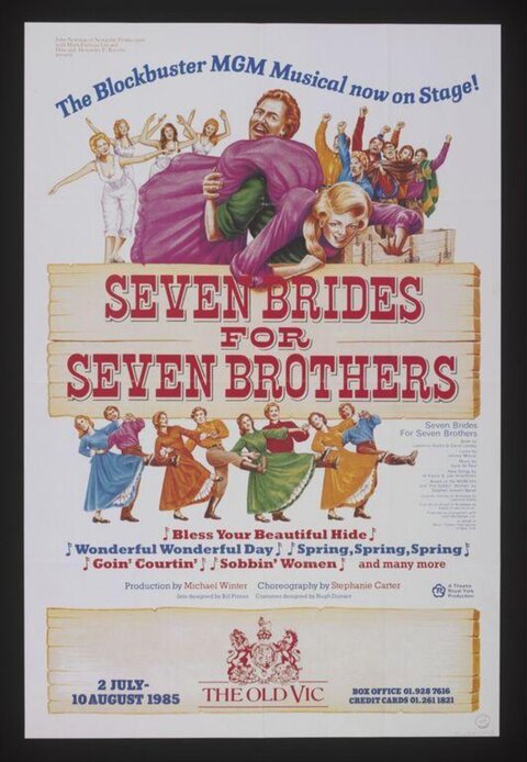 Seven Brides for Seven Brothers Stage Poster
